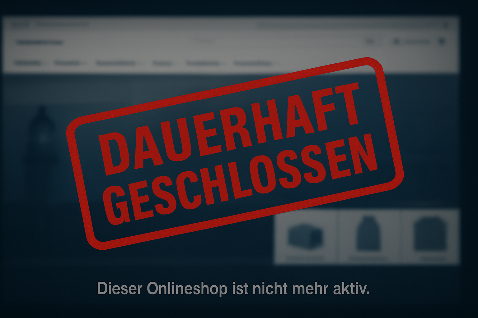 Dieser Onlineshop ist dauerhaft geschlossen.